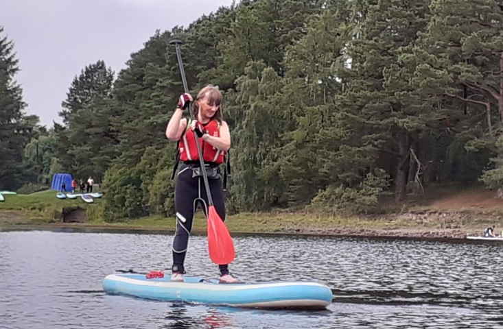 paddleboard balancing