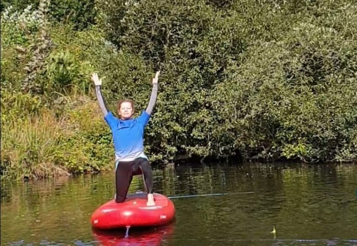 paddleboard yoga