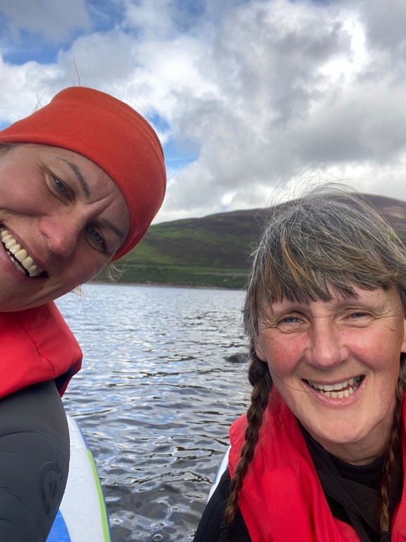 fun on the megget reservoir